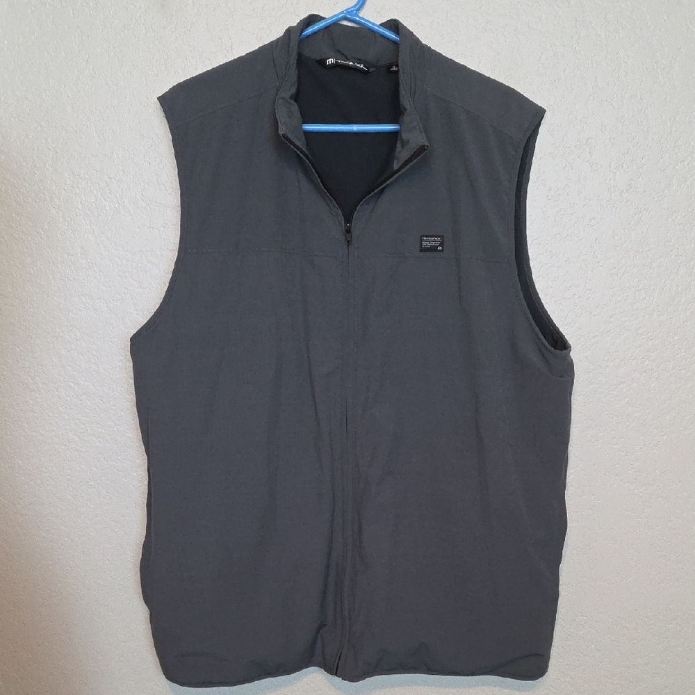 Travis Mathew Charcoal Golf Vest Size XL
